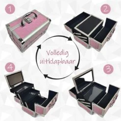 Make Up Koffer Meisjes En Dames Roze - Make Up Organizer Met Spiegel - Cosmetica Koffer - Beautycase Koffer 13 Make Up Koffer Meisjes En Dames Roze - Make Up Organizer Met Spiegel - Cosmetica Koffer - Beautycase Koffer -Mode Cosmetica Winkel 1200x1200 1376