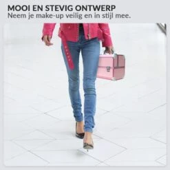 Confibel Cosmetica Koffer - Make Up Koffer Uitklapbaar - 5 Opbergbakken Make-up Koffer - Beautycase/Visagiekoffer /Cosmeticakoffer /Beautycase/ Nagelstylistekoffer - Roze 13 Confibel Cosmetica Koffer - Make Up Koffer Uitklapbaar - 5 Opbergbakken Make-up Koffer - Beautycase/Visagiekoffer /Cosmeticakoffer /Beautycase/ Nagelstylistekoffer - Roze -Mode Cosmetica Winkel 1200x1200 1380