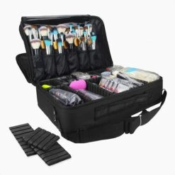 Cosmetica Koffer - Make-up Koffer Met Verstelbare Vakken - Visagie En Nagelstyliste Beauty Koffer - 37x27x13CM 15 Cosmetica Koffer - Make-up Koffer Met Verstelbare Vakken - Visagie En Nagelstyliste Beauty Koffer - 37x27x13CM -Mode Cosmetica Winkel 1200x1200 1397