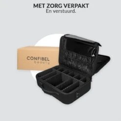 Cosmetica Koffer - Make-up Koffer Met Verstelbare Vakken - Visagie En Nagelstyliste Beauty Koffer - 37x27x13CM 16 Cosmetica Koffer - Make-up Koffer Met Verstelbare Vakken - Visagie En Nagelstyliste Beauty Koffer - 37x27x13CM -Mode Cosmetica Winkel 1200x1200 1398