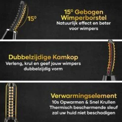 MoreWomen® Elektrische Wimperkruller - Wimperkruller - Verwarmd - Wimper Lift - Incl. Wimperborstel -Mode Cosmetica Winkel 1200x1200 1436