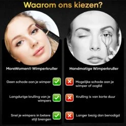 MoreWomen® Elektrische Wimperkruller - Wimperkruller - Verwarmd - Wimper Lift - Incl. Wimperborstel -Mode Cosmetica Winkel 1200x1200 1438