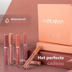Handaiyan Liquid Lipsticks Set A - Set Van 6 - Matte Lippenstift - Waterproof - Make Up Set - Geschenkset - Giftset 9 Handaiyan Liquid Lipsticks Set A - Set Van 6 - Matte Lippenstift - Waterproof - Make Up Set - Geschenkset - Giftset -Mode Cosmetica Winkel 1200x1200 1456