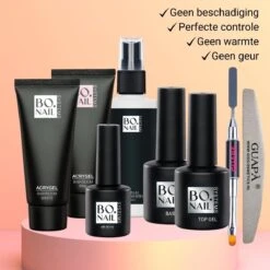 GUAPÀ® Polygel Starterspakket | Acrygel | Poly Gel | Gel Nagels | Professionele Kit | Babyboom Pink | Babyboom White | 2 X 60 Gram Polige -Mode Cosmetica Winkel 1200x1200 151