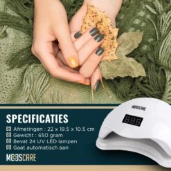 MOOSCARE 48 Watt LED Lamp Voor Gellak Nagels - UV Lamp Gelnagels - Nail Art Nagellamp - Gel Nagellak Nageldroger -Mode Cosmetica Winkel 1200x1200 189