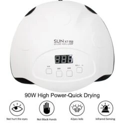 Nageldroger- 90 Watt LED UV Inclusief Manicure- Pedicure Set - Professioneel - Nagel Lamp LED - Professionele Nageldroger - Ledlamp - Gel Nagellak - Gelpolish - Gel Nagels - Builder Gel - Acryl -Mode Cosmetica Winkel 1200x1200 203