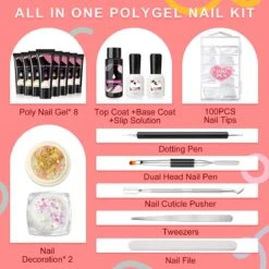Merkloos Nepnagels - Polygel Set - 8 Kleuren - Nagels Set - Polygel Starter Set - Nagelverlenging Gel Kit - Voor Beginners - Voor DIY Salon Art Nagels 14 Merkloos Nepnagels - Polygel Set - 8 Kleuren - Nagels Set - Polygel Starter Set - Nagelverlenging Gel Kit - Voor Beginners - Voor DIY Salon Art Nagels -Mode Cosmetica Winkel 1200x1200 210