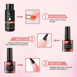 Merkloos Nepnagels - Polygel Set - Nagelverlengingsset - 8 Kleuren - Nagels Set - Temperatuurwisselgel - Lichtgevende Gel - Voor Beginners - Voor DIY Salon Art Nagels - Type A -Mode Cosmetica Winkel 1200x1200 226