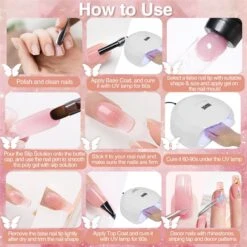 Merkloos Nepnagels - Polygel Set - Nagelverlengingsset - 8 Kleuren - Nagels Set - Temperatuurwisselgel - Lichtgevende Gel - Voor Beginners - Voor DIY Salon Art Nagels - Type A -Mode Cosmetica Winkel 1200x1200 227