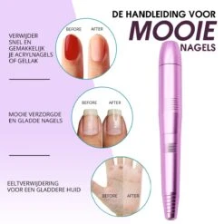 Merkloos La Liva Elektrische Nagelvijl - Nagelfrees - Inclusief Extra Schuurrolletjes Keramisch Bitje En Nagelborstel - Manicure Set - Gellak -Mode Cosmetica Winkel 1200x1200 258