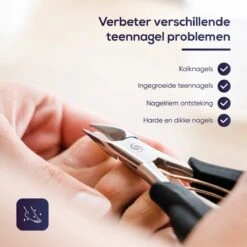 Skeraxo® Professionele Pedicureset Nageltang Kalknagel - Met Nagelvijl & Vuil Verwijderaar - Nagelschaar Voor Harde Teennagels – Nagelknipper Ingegroeide Teennagel - Inclusief Teennagel Correctors -Mode Cosmetica Winkel 1200x1200 265