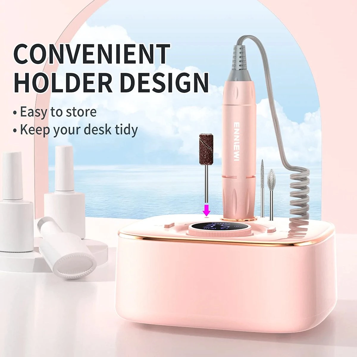 Nagelfrees – Nagelvijl – Elektrische Nagelvijl – Automatische Nagelvijl – Manicure En Pedicure – Nagelsalon - Electric Nail File 9 Nagelfrees – Nagelvijl – Elektrische Nagelvijl – Automatische Nagelvijl – Manicure En Pedicure – Nagelsalon - Electric Nail File - Afbeelding 9