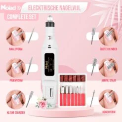 Nolad® Elektrische Nagelvijl - Nagelvijlen - Nagelaccessoires - Wit -Mode Cosmetica Winkel 1200x1200 278