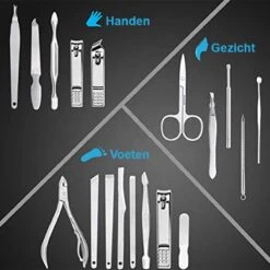 Nagelknipper Set – 18-Delige Pedicure En Manicure Sets Nagelaccessoires – Nagelset – Nagelverzorging Kit – Reisset Zwart 9 Nagelknipper Set – 18-Delige Pedicure En Manicure Sets Nagelaccessoires – Nagelset – Nagelverzorging Kit – Reisset Zwart -Mode Cosmetica Winkel 1200x1200 288