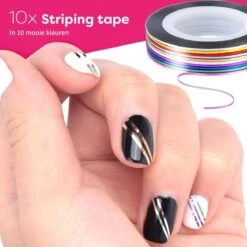 Evvie© Nail Art Kit - Penselen Met Dotting Tools - Strass Steentjes - Rhinestones - Nagel Folie - Diamantjes - Striping Tape – 65-delig 13 Evvie© Nail Art Kit - Penselen Met Dotting Tools - Strass Steentjes - Rhinestones - Nagel Folie - Diamantjes - Striping Tape – 65-delig -Mode Cosmetica Winkel 1200x1200 374