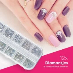 Evvie© Nail Art Kit - Penselen Met Dotting Tools - Strass Steentjes - Rhinestones - Nagel Folie - Diamantjes - Striping Tape – 65-delig 16 Evvie© Nail Art Kit - Penselen Met Dotting Tools - Strass Steentjes - Rhinestones - Nagel Folie - Diamantjes - Striping Tape – 65-delig -Mode Cosmetica Winkel 1200x1200 375