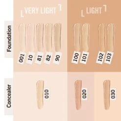 Rimmel London Match Perfection SPF20 Foundation - 010 Light Porcelain -Mode Cosmetica Winkel 1200x1200 382