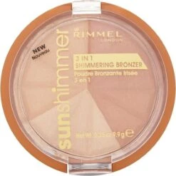 Rimmel London Rimmel - SunShimmer 3 In 1 Shimmering Bronzer Lustrous Powder 9.9 G 1 Gold Princess - -Mode Cosmetica Winkel 1200x1200 549