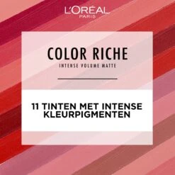 L'Oréal Paris - Color Riche Intense Volume Matte Lipstick - 188 Le Rose Activist - Roze Lippenstift -Mode Cosmetica Winkel 1200x1200 634