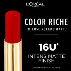 L'Oréal Paris - Color Riche Intense Volume Matte Lipstick - 188 Le Rose Activist - Roze Lippenstift -Mode Cosmetica Winkel 1200x1200 636