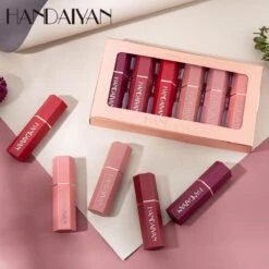 Handaiyan Lipstick Matte - Set Van 6 Kleuren - Lippenstift - Langhoudend - Make Up -Mode Cosmetica Winkel 1200x1200 643