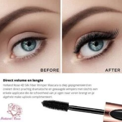 4D Fiber Waterproof Mascara - Zwart - Lange En Volle Wimpers -Mode Cosmetica Winkel 1200x1200 756