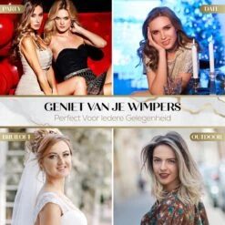 Naera Magnetische Wimpers Set - Inclusief Wimperzetter, Wimperhouder, Wimperschaar En 3 Flesjes Waterproof Eyeliner - 30 Keer Herbruikbaar - 12 Paar -Mode Cosmetica Winkel 1200x1200 848