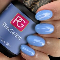 Pink Gellac - Sky Blue - Gellak - Vegan - Blauw - Glanzend - 15ml -Mode Cosmetica Winkel 1200x1200 86