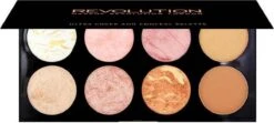 MAKEUP REVOLUTION Ultra Blush Palette Golden Sugar, 13 G -Mode Cosmetica Winkel 1200x539 1