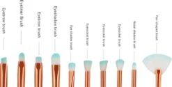 10-delige Make-up Kwasten/Brush Set | Mermaid / Zeemeermin | Fashion Favorite -Mode Cosmetica Winkel 1200x608 2