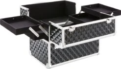 AREBOS Cosmeticakoffer Beauty Case Multikoffer 15 L Zwart -Mode Cosmetica Winkel 1200x684 1