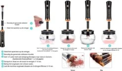 MaMo Subliem - Elektrische Make Up Kwasten Reiniger - Cadeau Tip - Brush Cleaner - Make-up Borstel Reiniger - Make Up Kwasten Reiniger - Wassen - Föhnen - Hygiëne - Make-up Kwastenreiniger -Mode Cosmetica Winkel 1200x704 2