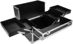 Confibel Make Up Koffer - Uitklapbaar - 5 Opbergbakken - Met Slot -Mode Cosmetica Winkel 1200x727 3