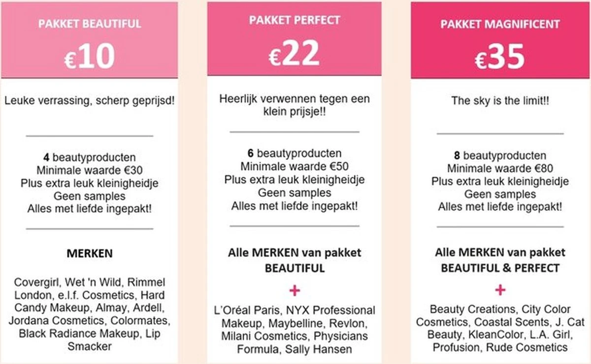 Perfect Beauty Pakket | Mystery Beauty Box | Verrassingspakket | Geschenkset | Giftset | Dames Cadeaupakket | Mystery Beauty Bag | Make-up Box - BB2 4 Perfect Beauty Pakket | Mystery Beauty Box | Verrassingspakket | Geschenkset | Giftset | Dames Cadeaupakket | Mystery Beauty Bag | Make-up Box - BB2 - Afbeelding 4