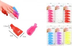Nagellak Remover Clips | Nagelclips | 10 Stuks | Alles Kleuren -Mode Cosmetica Winkel 1200x770