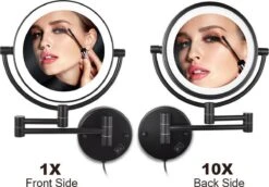 SaniDreams Thora - Make-up Spiegel-rond-zwart-10x Vergroot -Mode Cosmetica Winkel 1200x838 2