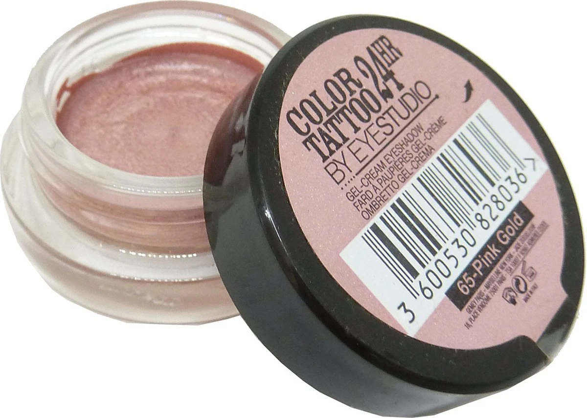 Maybelline Color Tattoo 24H Oogschaduw - 65 Pink Gold - Roze 11 Maybelline Color Tattoo 24H Oogschaduw - 65 Pink Gold - Roze - Afbeelding 11