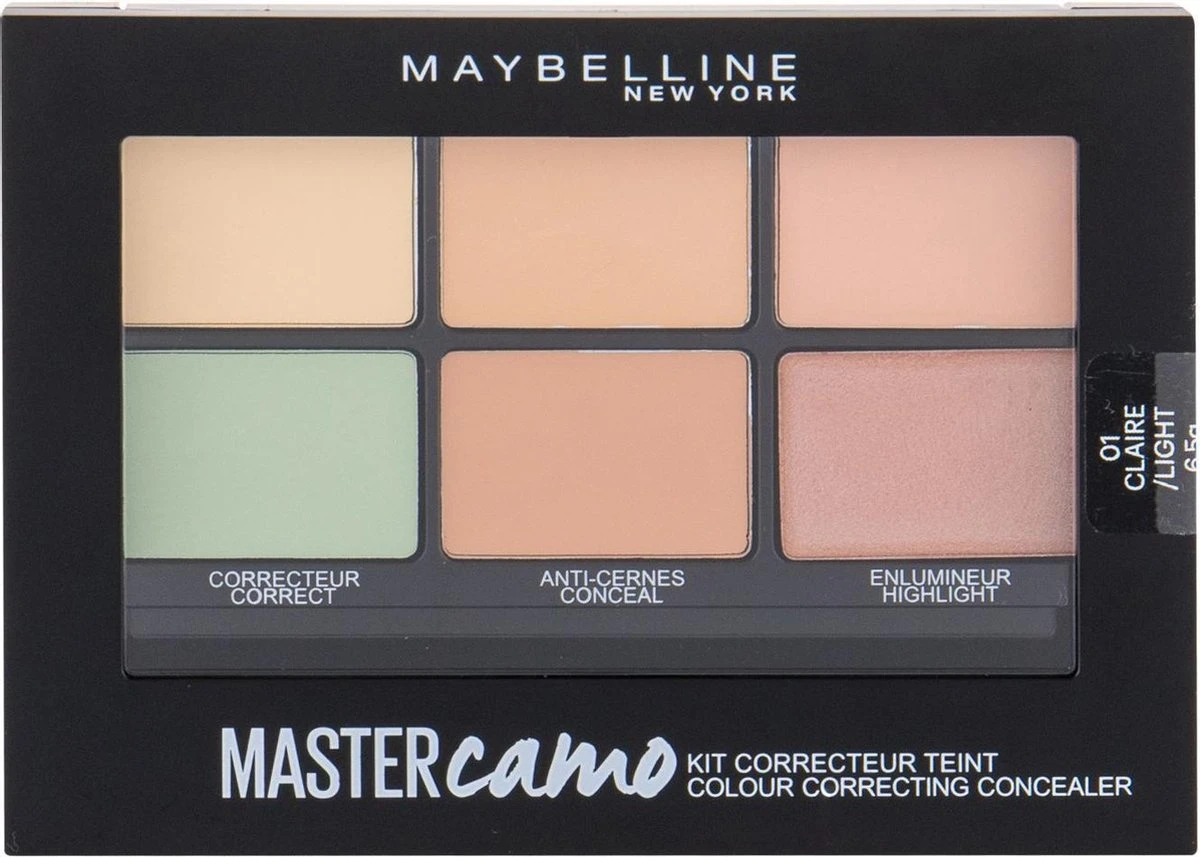 Maybelline Master Camo Concealer Palette - 1 Light 6 Maybelline Master Camo Concealer Palette - 1 Light - Afbeelding 6