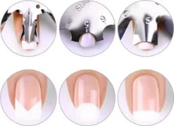 French Manicure Nagel Tool - Nail Art - Sjabloon - Tip Guide - Clean Cut 1 Stuks -Mode Cosmetica Winkel 1200x869