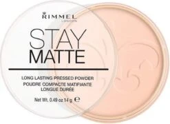 Rimmel London Rimmel - Stay Matte Matte Pressed Powder 14 G 002 Pink Blossom - -Mode Cosmetica Winkel 1200x873 1