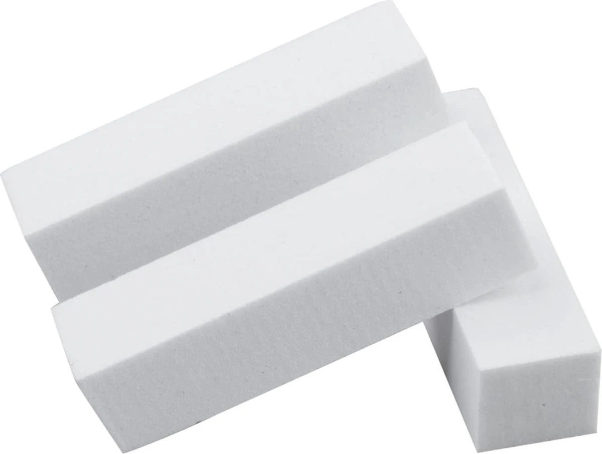 GUAPÀ - Nagelvijl / Blokvijl Wit - Nagel Voorbereiding & Polijsten - High Quality - 3 Stuks 2 GUAPÀ - Nagelvijl / Blokvijl Wit - Nagel Voorbereiding & Polijsten - High Quality - 3 Stuks - Afbeelding 2