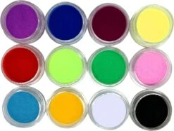 12-Delige Acryl Poeder Set- Starter Set Voor Nail Art Acrylnagels - Heble