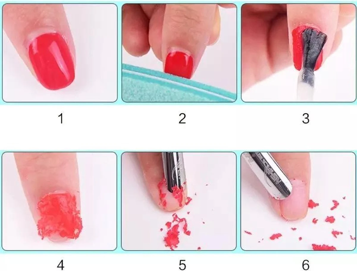 Rosalind Magische Gellak Remover Set - Inclusief Gratis Bokkenpootje + Vijl - 15 Ml Nail Polish Remover 4 Rosalind Magische Gellak Remover Set - Inclusief Gratis Bokkenpootje + Vijl - 15 Ml Nail Polish Remover - Afbeelding 4