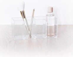 Five® Make-up Bakje 4 Vakken - Transparant - Sorteervakken