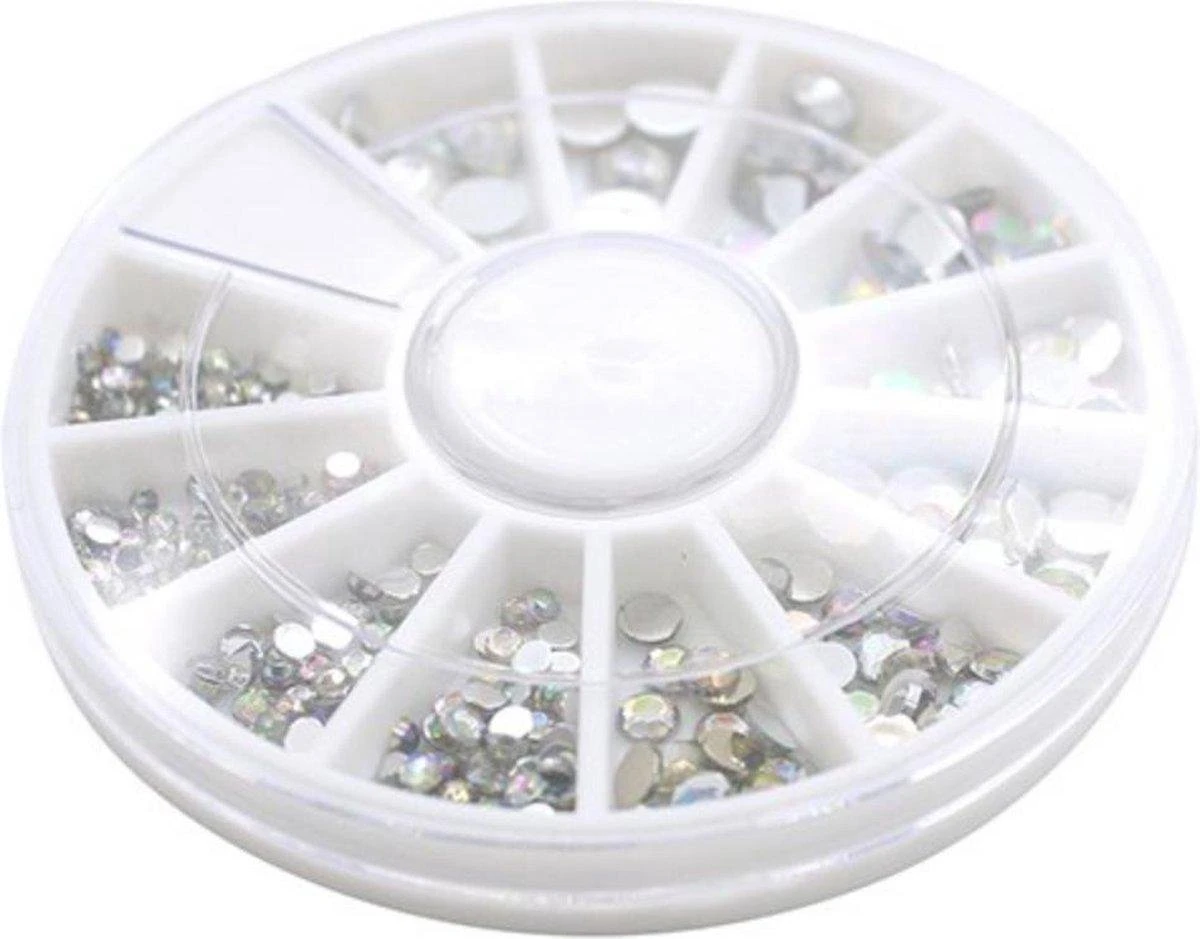 LOUZIR Nagel Diamantjes - Hotfix Rhinestones - 3D Diamond Nail Art Steentjes Set - Carrousel -Strass Nagel - Nagel Decoratie 2 LOUZIR Nagel Diamantjes - Hotfix Rhinestones - 3D Diamond Nail Art Steentjes Set - Carrousel -Strass Nagel - Nagel Decoratie - Afbeelding 2