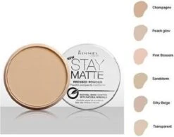 Rimmel London Stay Matte Pressed Powder - 001 Transparent - Powder -Mode Cosmetica Winkel 1200x949