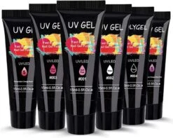 Gelnagels Set | Polygel Kit | Nepnagels | Gellak Set | Nail Art Pakket | 15Ml Kleuren Builder Gel | Crystal Gel | UV Gel | Manicure Set | Gel Nagellak Nagel Decoratie | 6W UV Lamp | Starterspakket | Nail Care | Nagelstad -Mode Cosmetica Winkel 1200x956