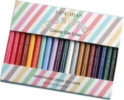 HANDAIYAN Sneldrogend Waterdicht En Niet Gemakkelijk Uit Te Vegen Kleur Eyeliner 20 Kleuren -Mode Cosmetica Winkel 1200x964 2
