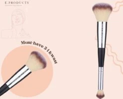 Foundation - Poeder - Make-up Kwast- Foundation Kwast - Concealer Kwast 3-in 1 - Must-have - Cadeau - Verjaardag - Populair - Trendy - Efficiënt - Tijdbesparend -Mode Cosmetica Winkel 1200x966 1