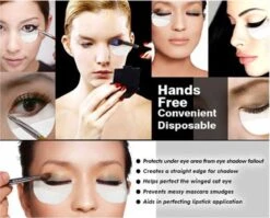 WiseGoods - Premium Oogschaduw Pads - Eye Pads Wimper Extensions - Oog Pads - Eye Patches - Make Up - 10 Stuks -Mode Cosmetica Winkel 1200x967